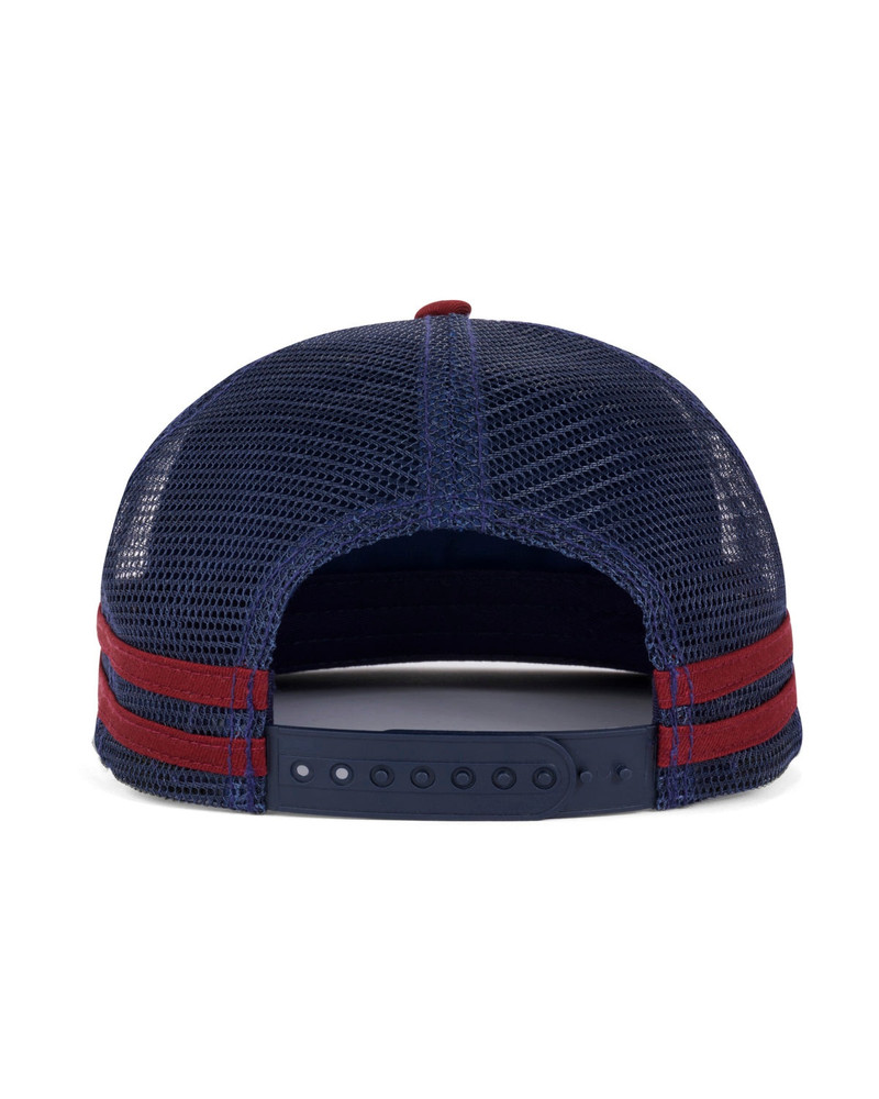 Logohead 5 Panel Trucker Cap - Navy 3
