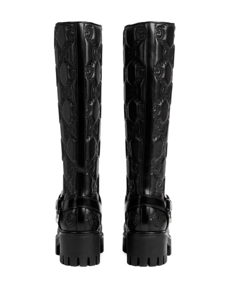 GG Matelassé lug sole boots 3