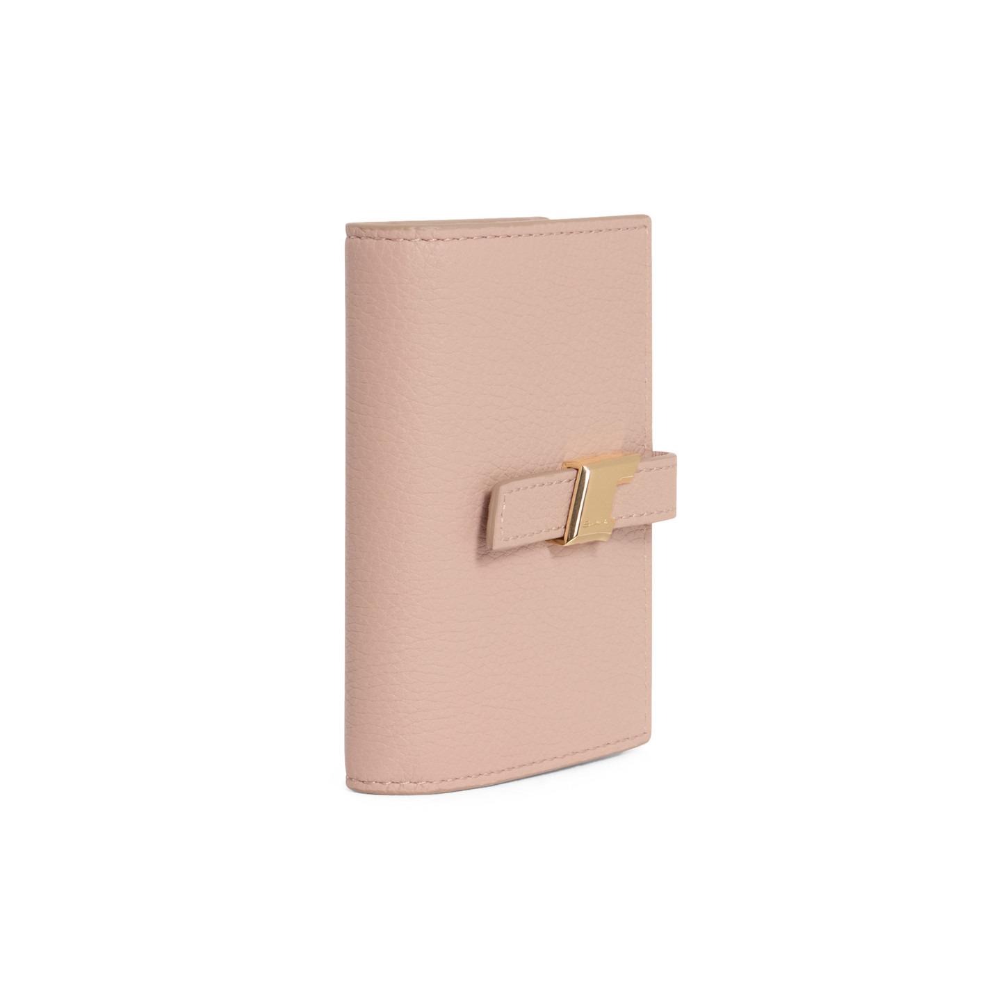 Pink tumbled leather credit card holder - 2