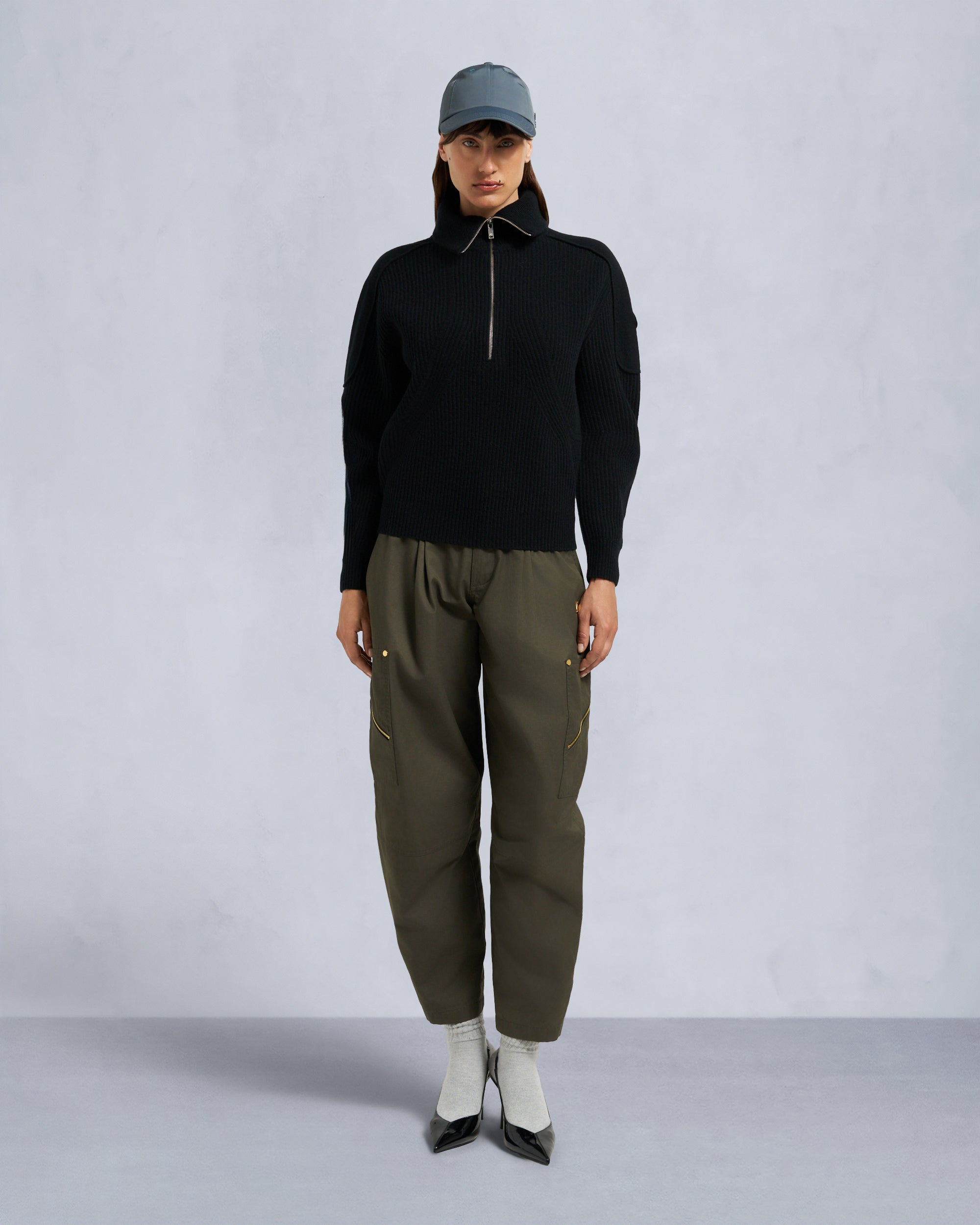 CORINA QUARTER-ZIP SWEATER - 2
