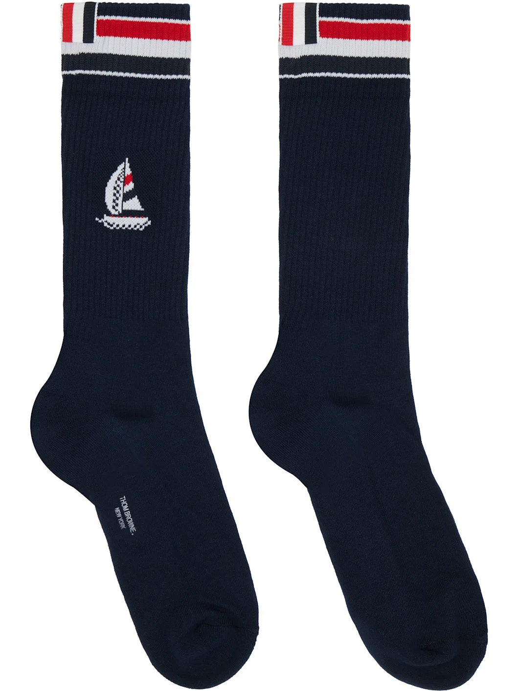 Navy RWB Funmix Athletic Socks - 1