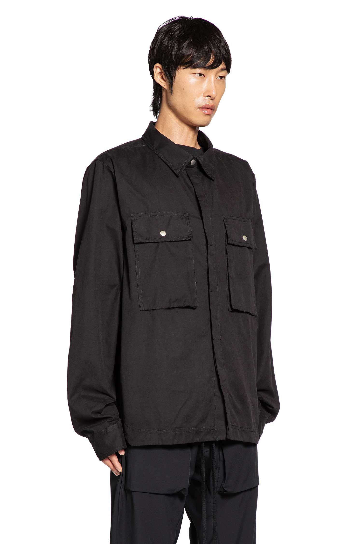 Cotton Nylon Canvas Pocket Shirt - 2