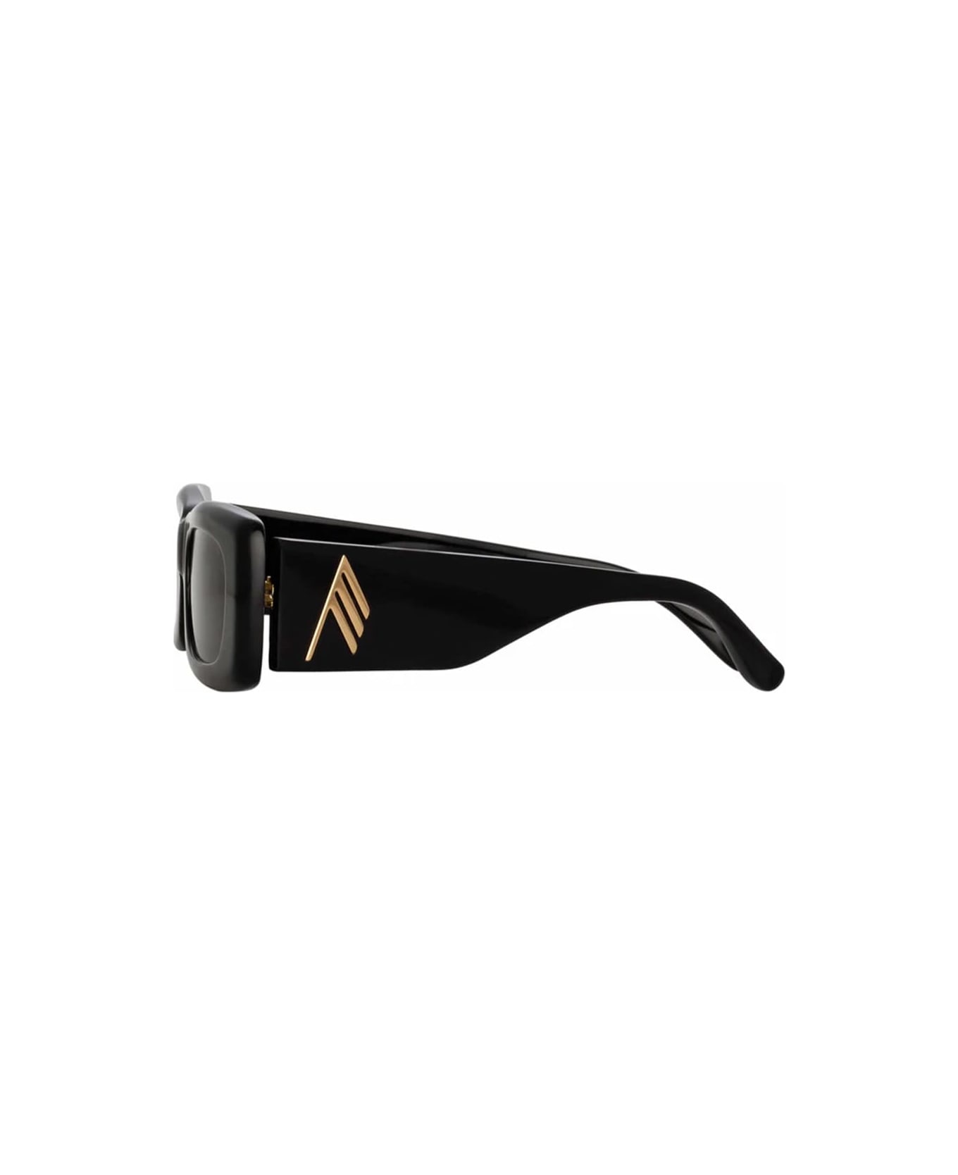 Mini Marfa - Black / Yellow Gold Sunglasses - 3