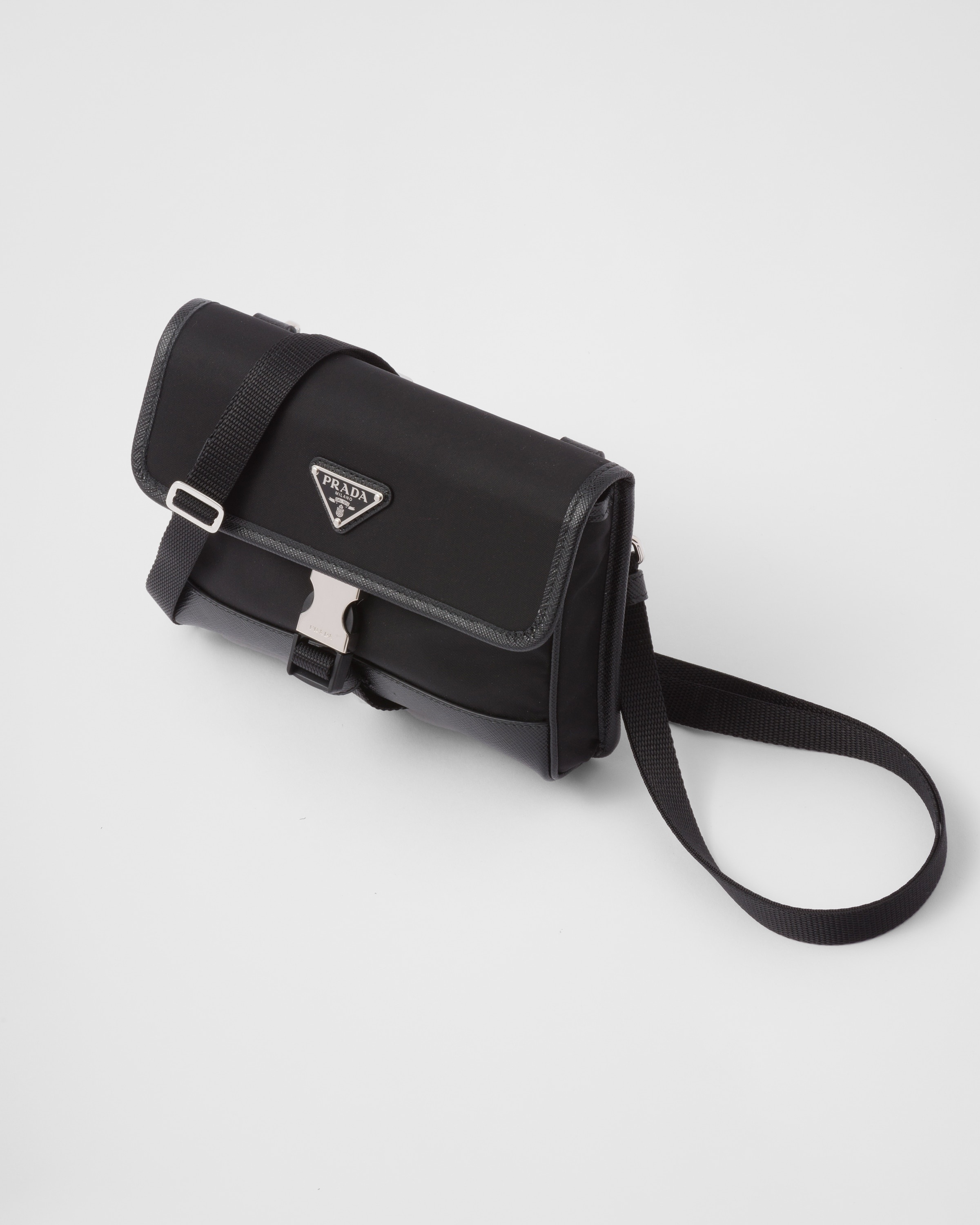 Re-Nylon and Saffiano leather smartphone case - 1