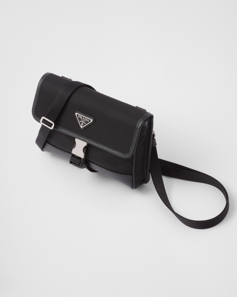 Re-Nylon and Saffiano leather smartphone case 1