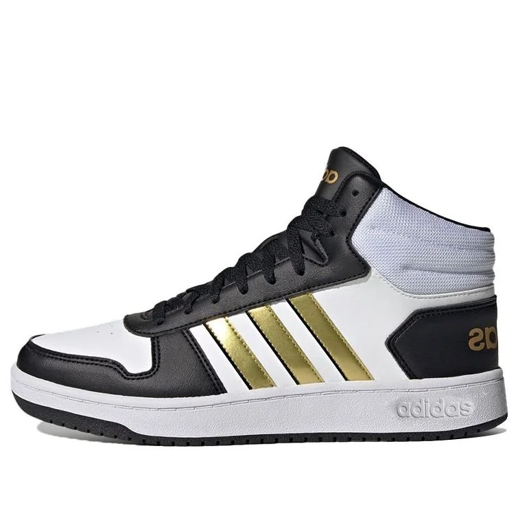 adidas neo Hoops 2.0 Mid 'White Blue Gold' H01197 - 1