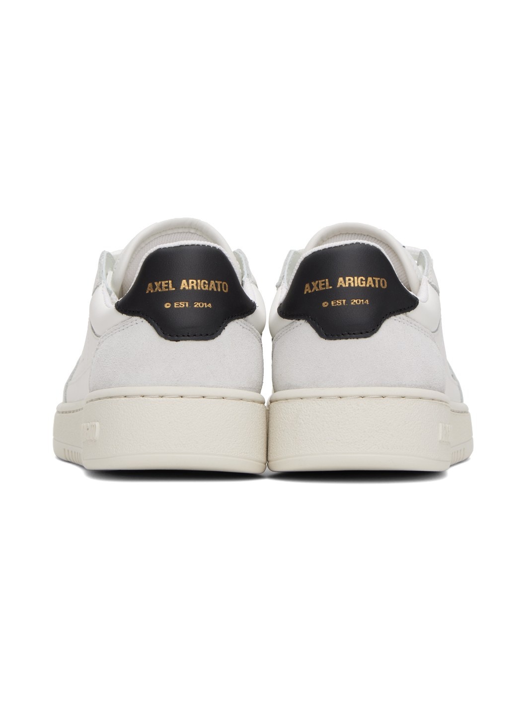 White & Black Dice Lo Sneakers - 2
