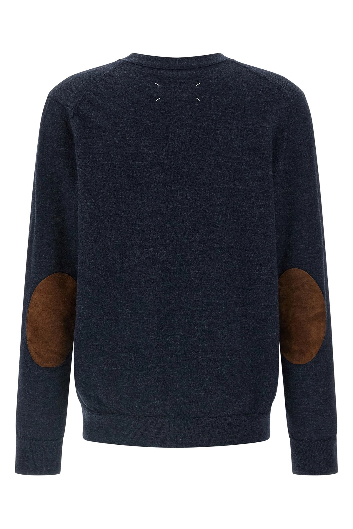 Suede patch cardigan - 2