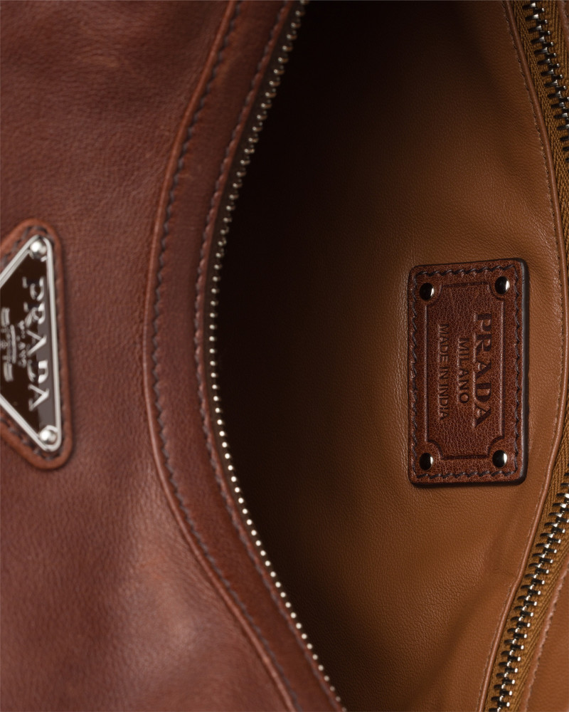 Medium washed leather bag 5