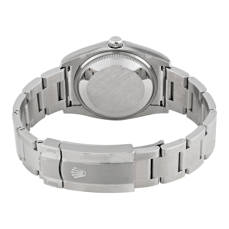 Pre-owned Rolex Oyster Perpetual Silver Dial Men's Watch 114200SASO - 3