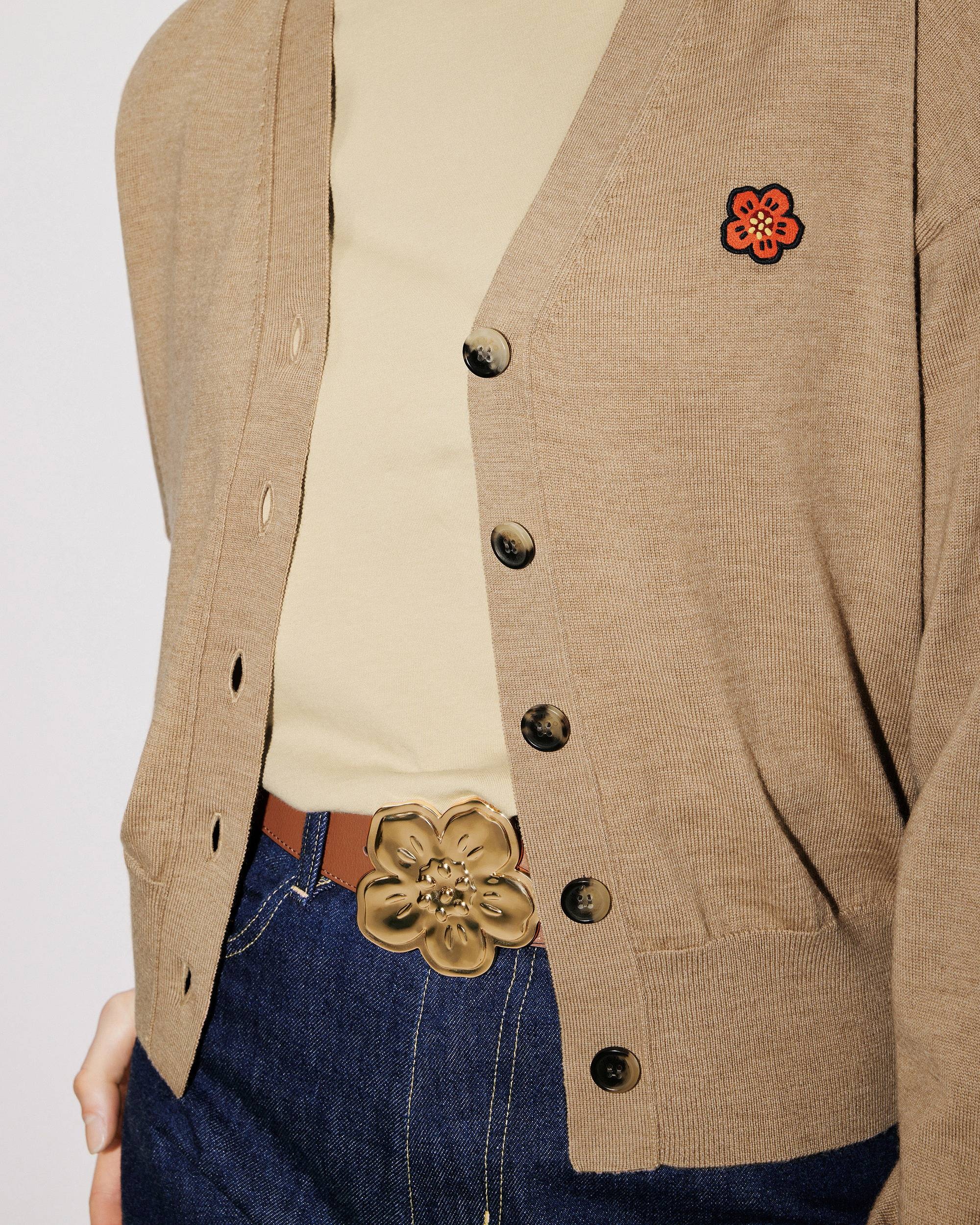 'BOKE FLOWER' wool cardigan - 7