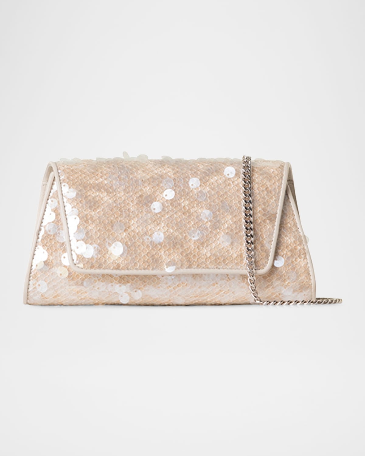 Anouk Mini Sequined Trapezoid Clutch Bag - 1