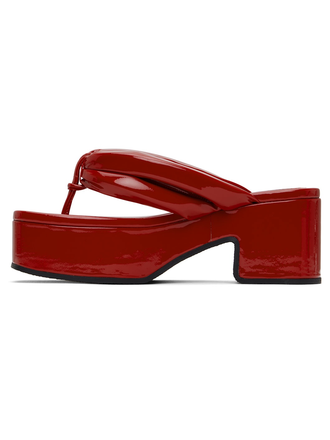 Red Platform Sandals - 3
