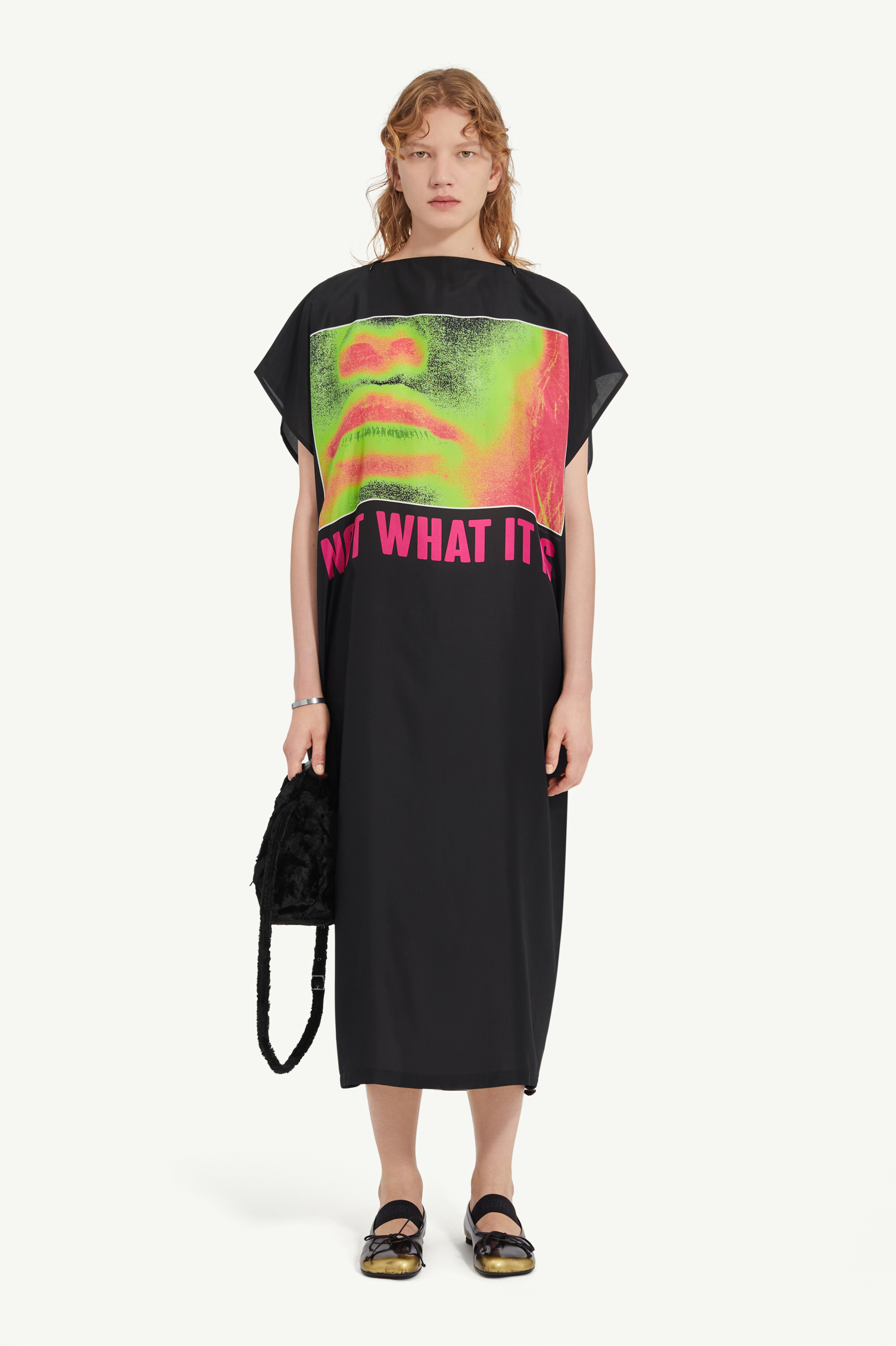 Silk midi dress - 2