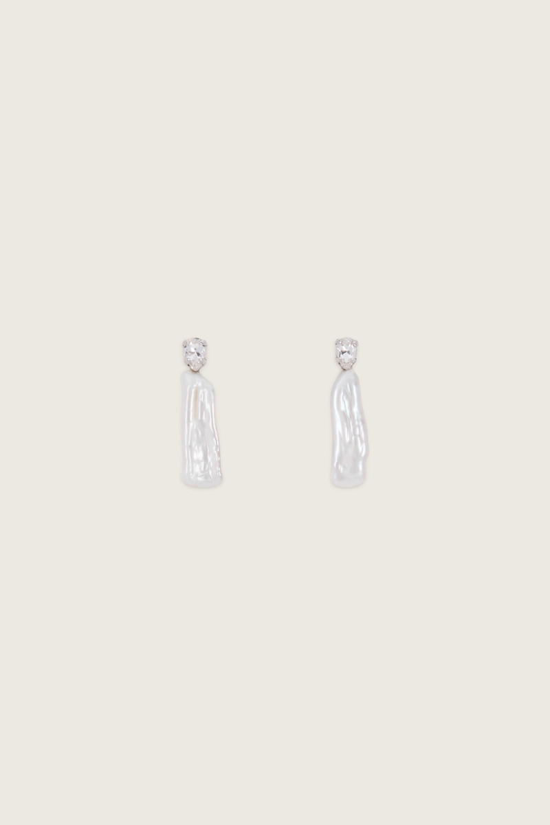Stake Pearl & Crystal Earrings 1