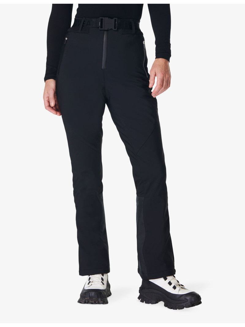Power belted-waist high-rise shell ski trousers 3