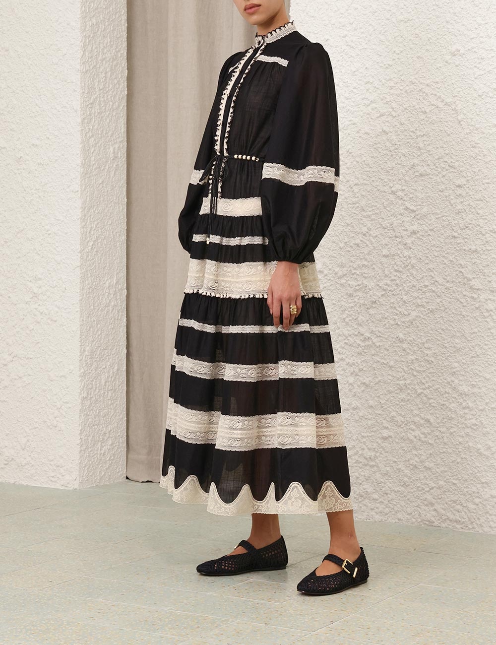 RHIANNON LACE BILLOW DRESS - 3