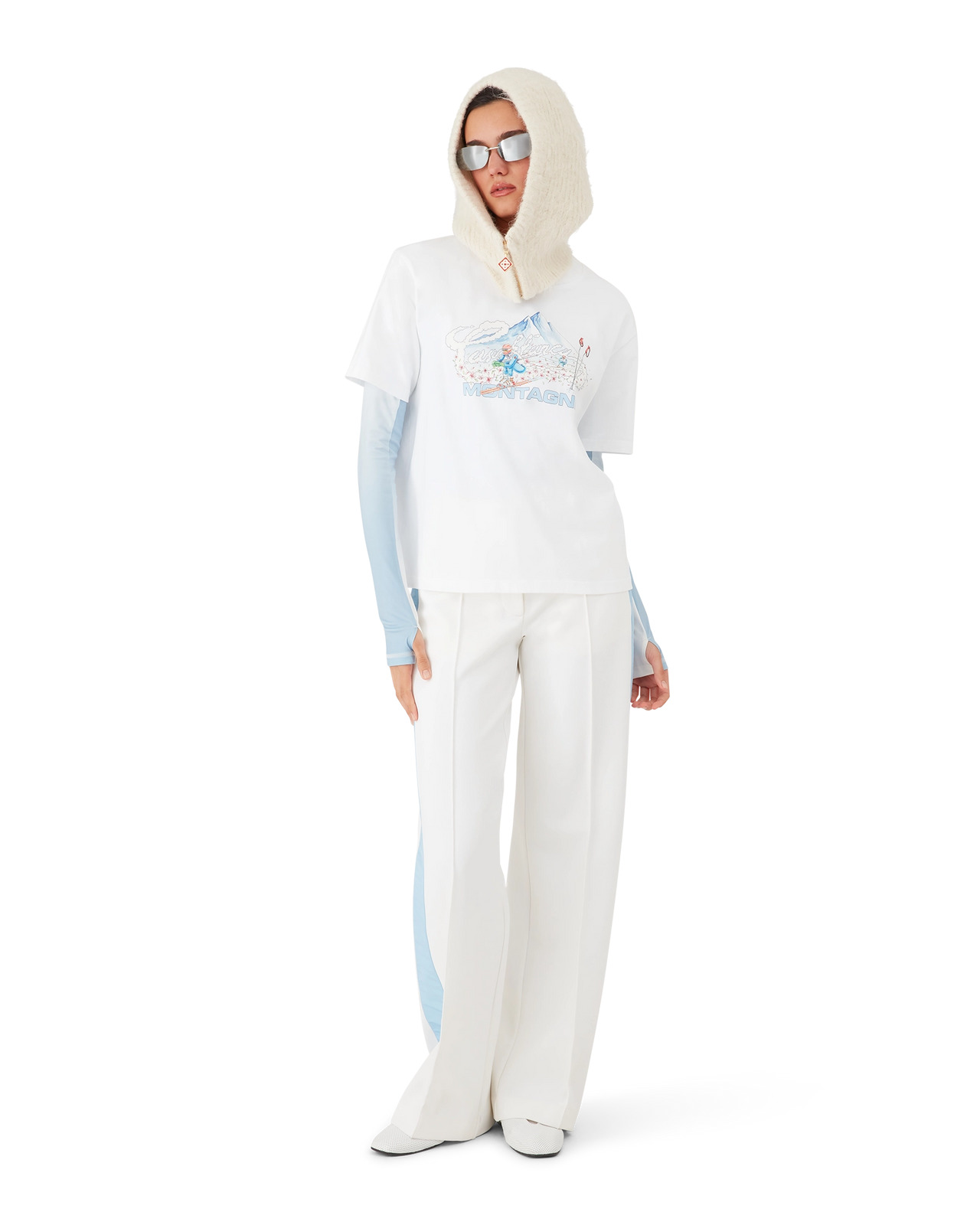 Ski Short Sleeve T-Shirt | Casablanca Paris - 4