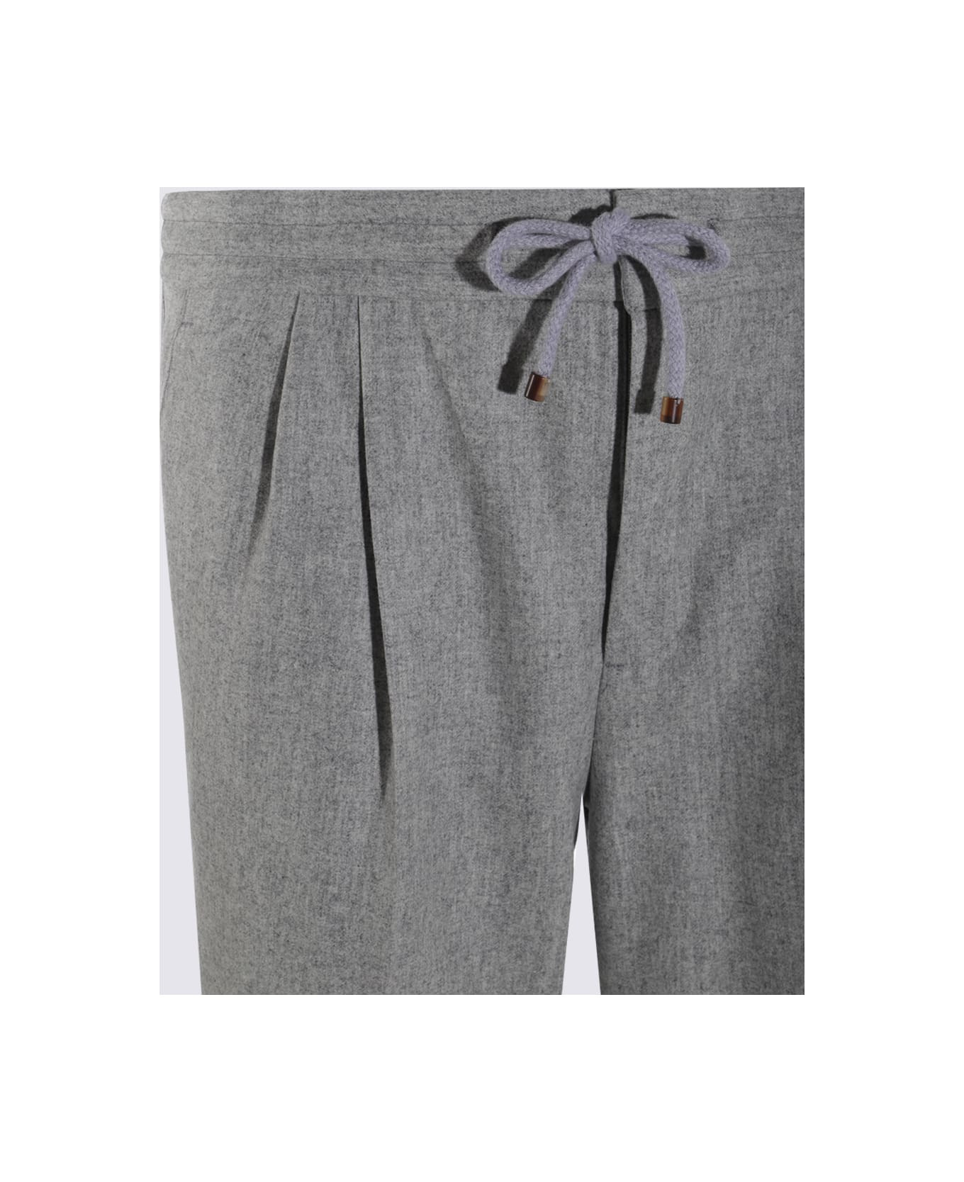 Grey Wool Pants - 3
