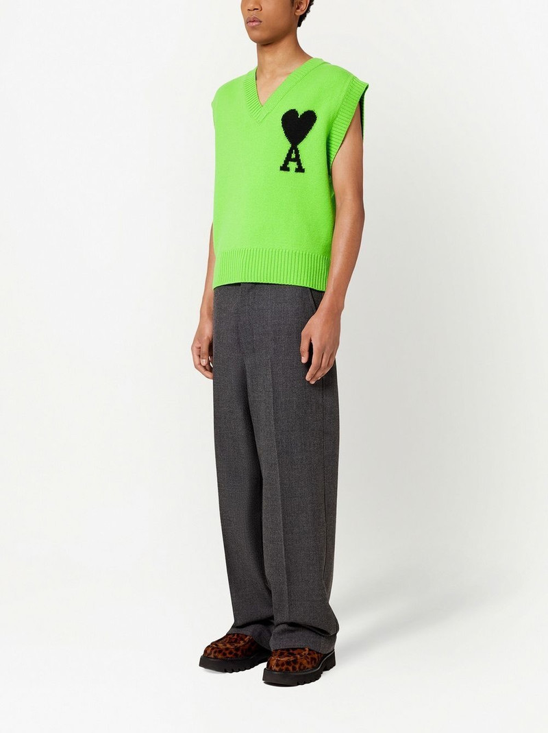 AMI Paris Ami de Coeur knitted vest outlook