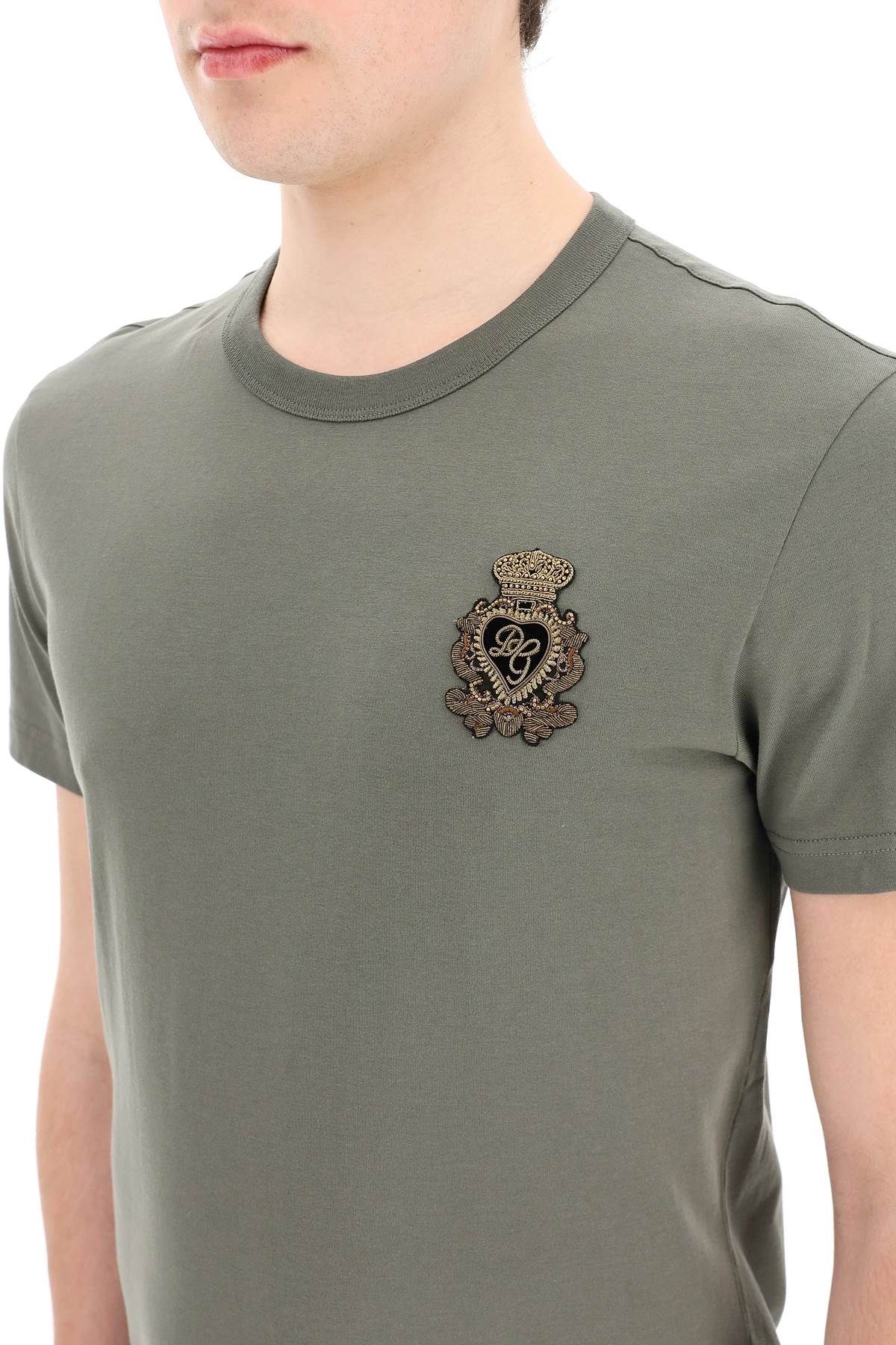 T-SHIRT WITH SACRED HEART PATCH - 5