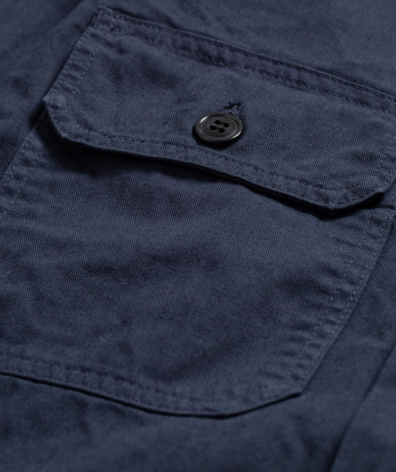 SMU Herringbone Shirt Jacket 7