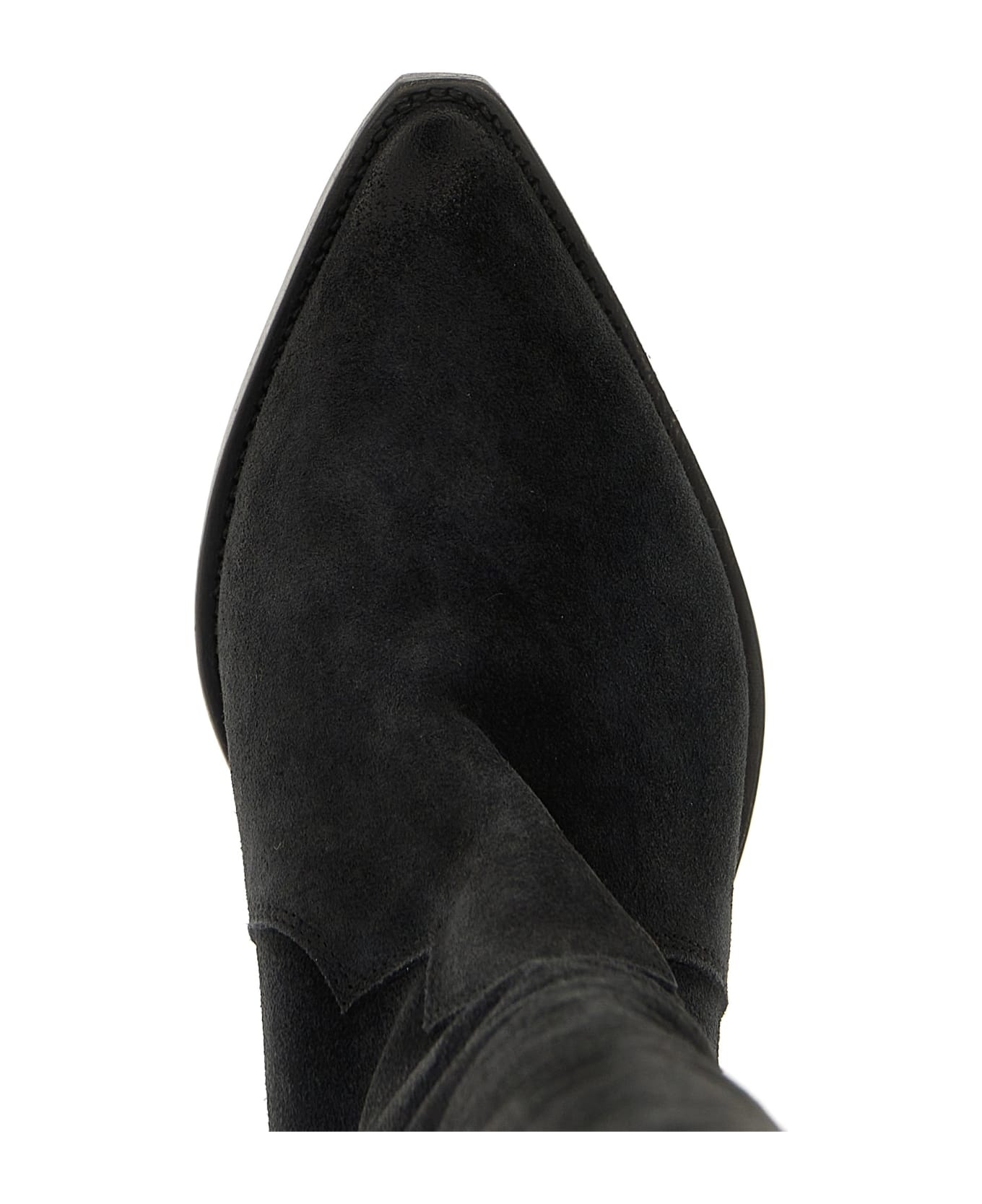 Denvee Suede Cowboy Boots - 3