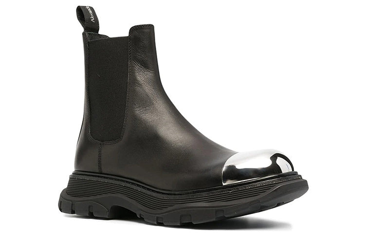 Alexander McQueen Tread Slick Boot 'Black Silver' 634614WHXHF1081 - 2