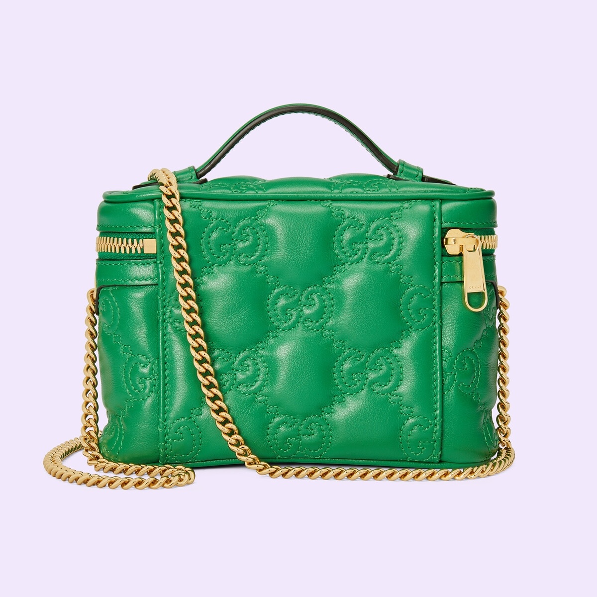GG Matelassé top handle mini bag - 6