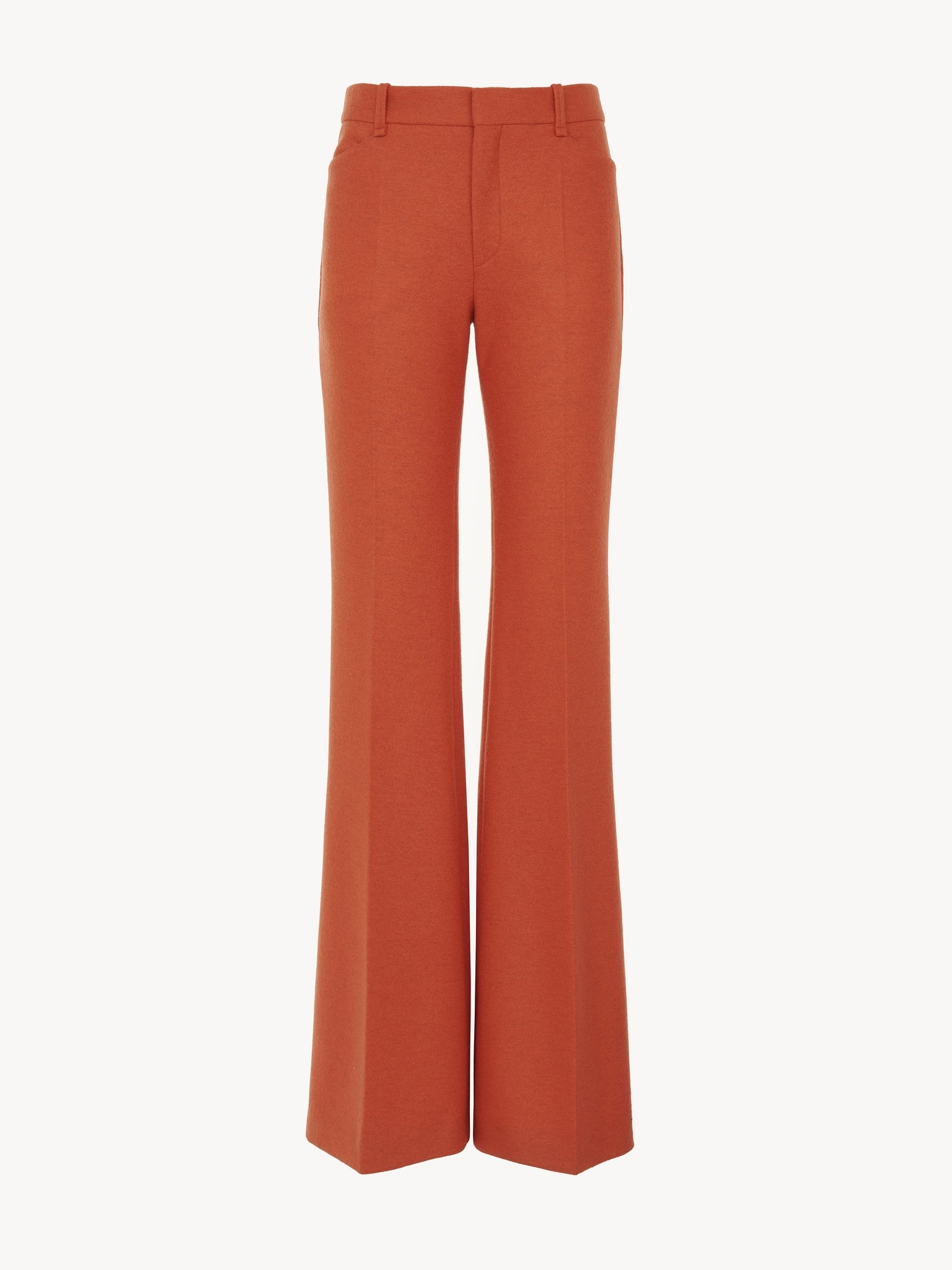 LOW-WAIST FLARE PANTS - 2