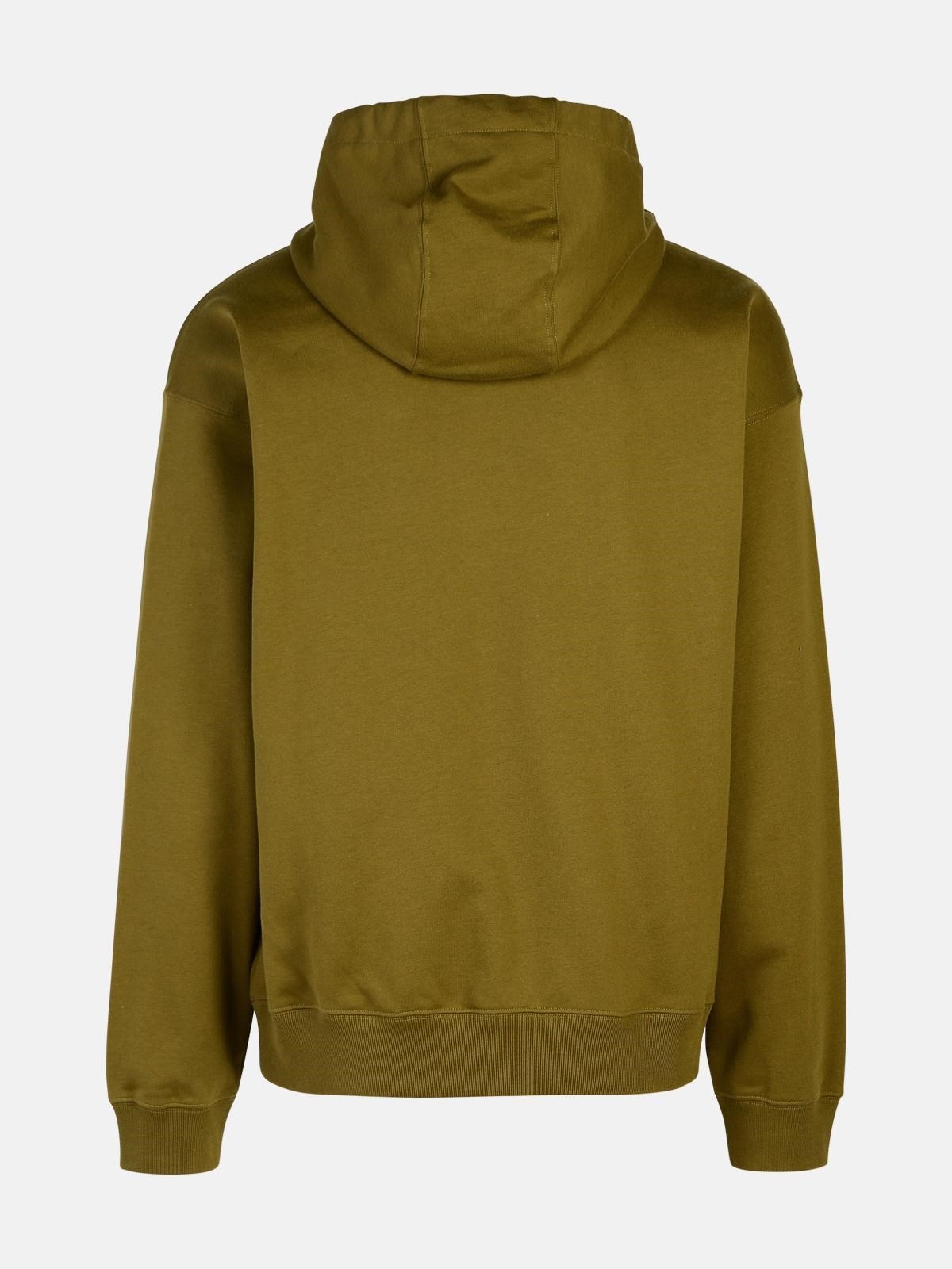 GREEN COTTON SWEATSHIRT - 3