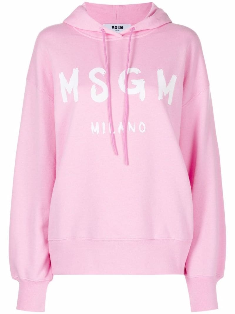 logo-print hoodie - 2
