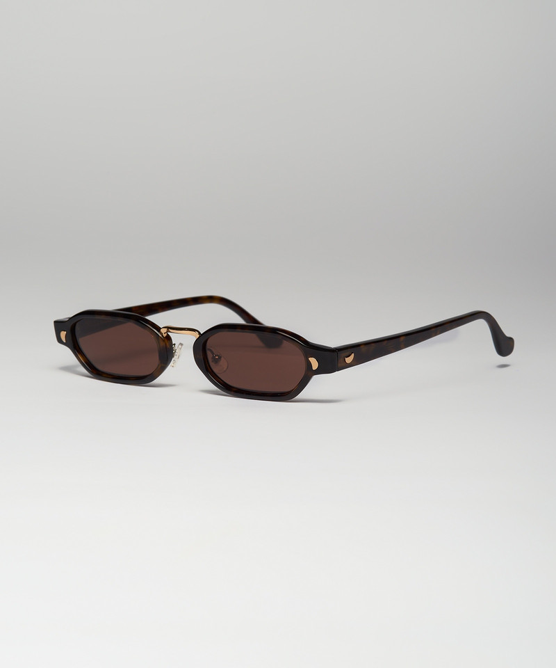 Nanushka WECO - Oval-frame sunglasses - Tortoiseshell outlook