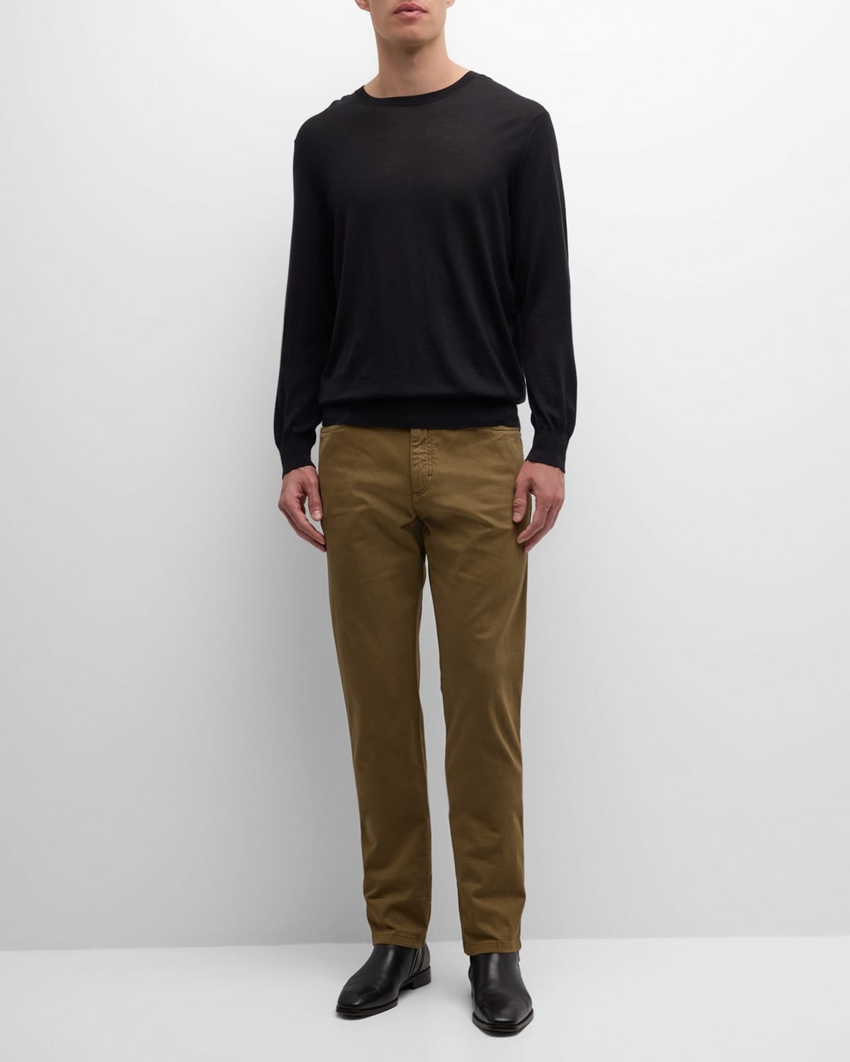 Men's 5-Pocket Stretch Gabardine Pants - 2
