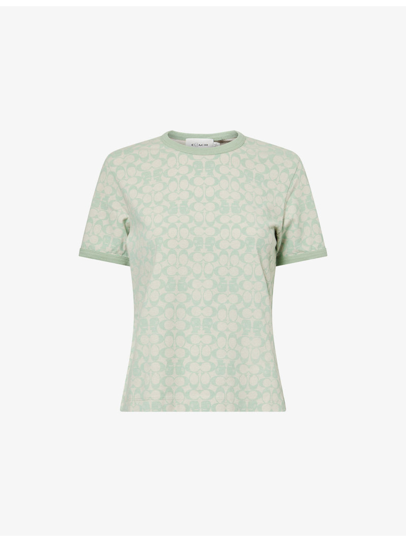 Coach x Brain Dead Signature Ringer Cotton-Jersey T-Shirt 1