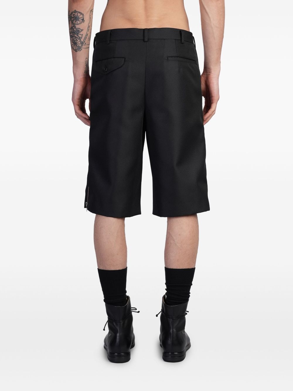 zip-detailing shorts - 4