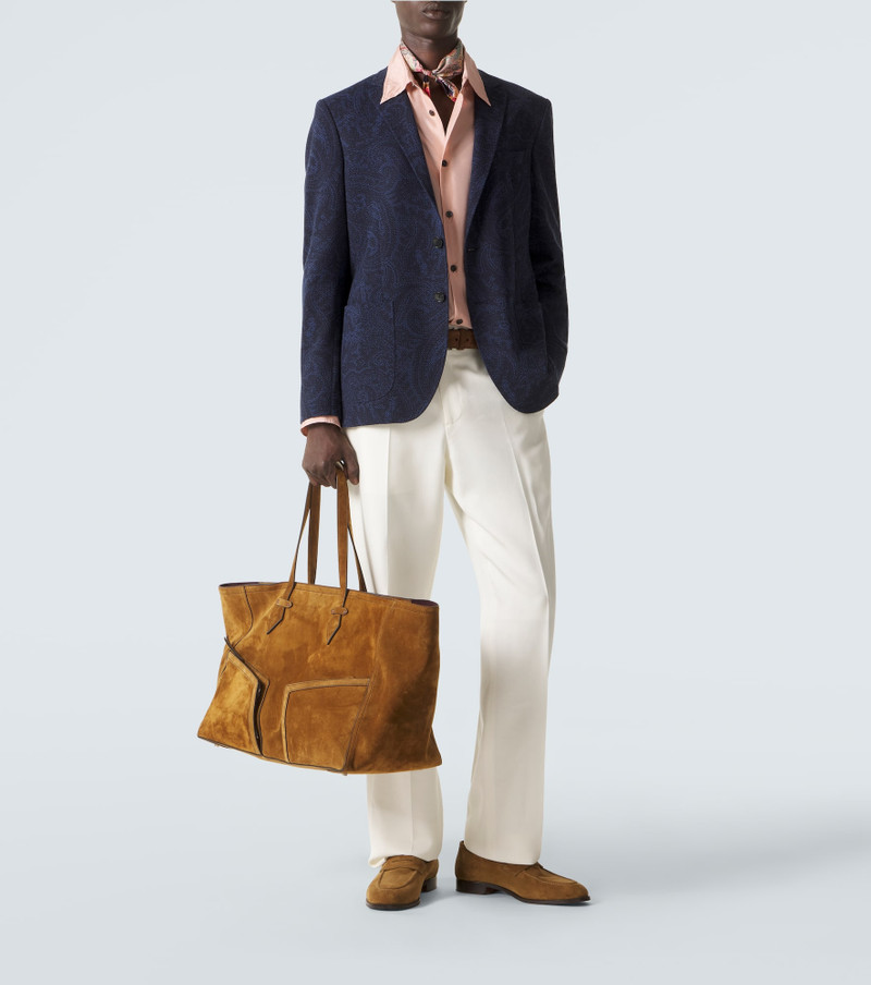 Etro Printed jersey blazer outlook