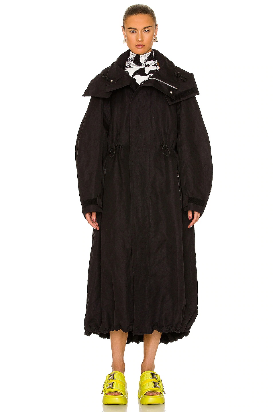Cotton Metal Twill Parka - 2