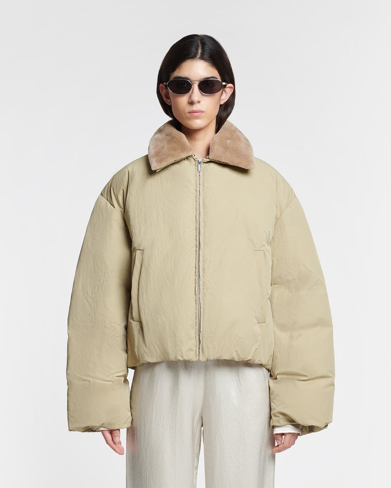 Faux Fur and Tech Nylon Jacket 6