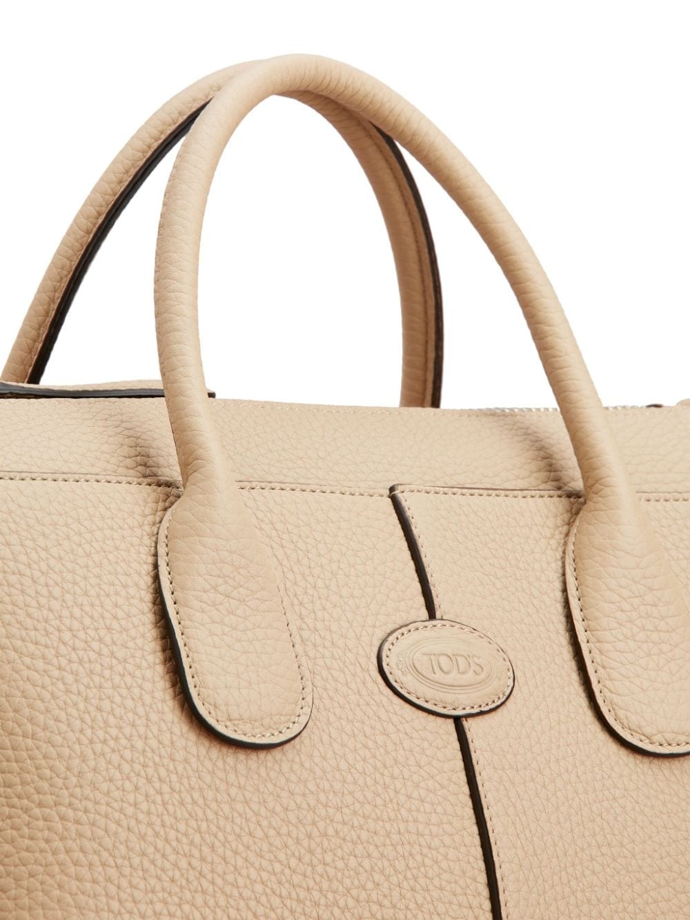 small Di leather tote bag - 5