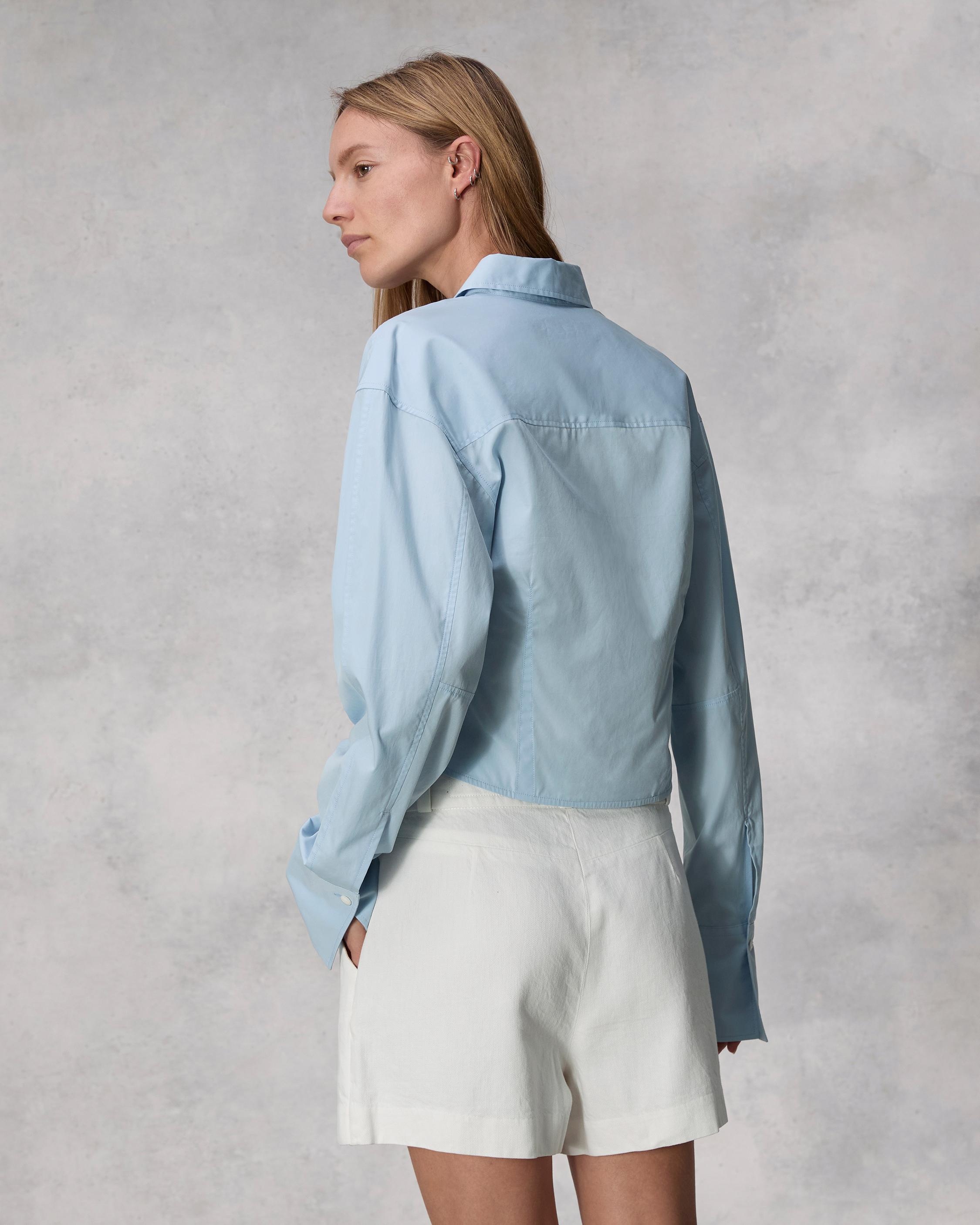 Claudia Cotton Poplin Shirt
Classic Fit Button Down - 5
