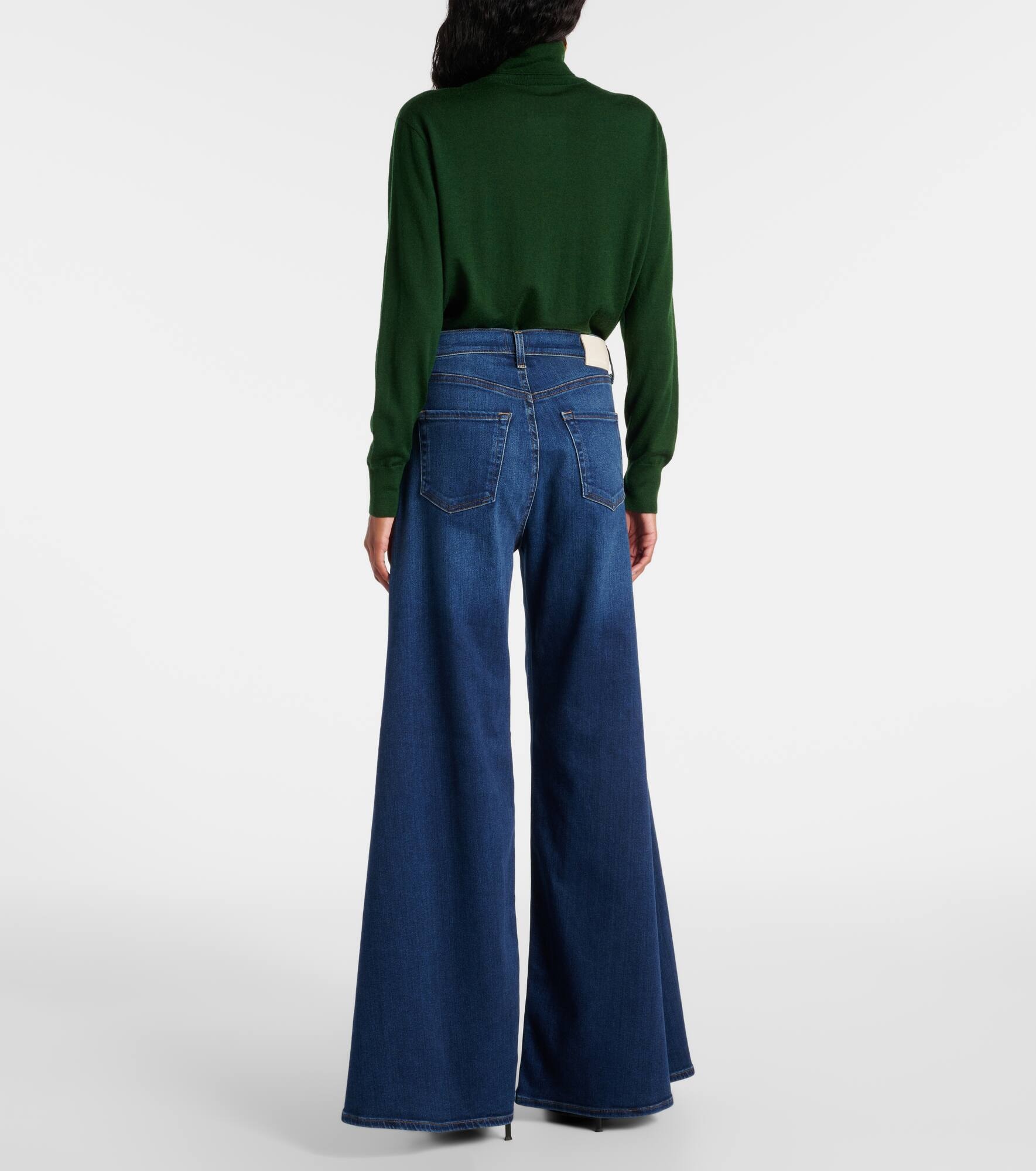 Amari high-rise wide-leg jeans - 3