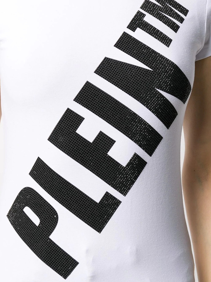 logo print T-shirt 5