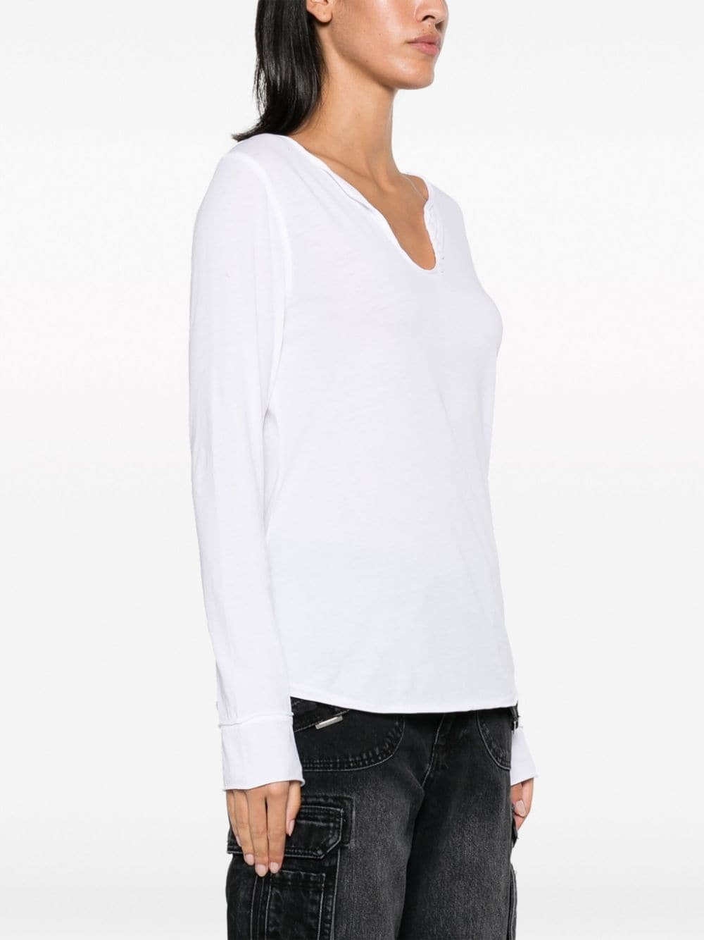 Zadig & Voltaire Tunisia Karlek Definition cotton jersey REVERSIBLE