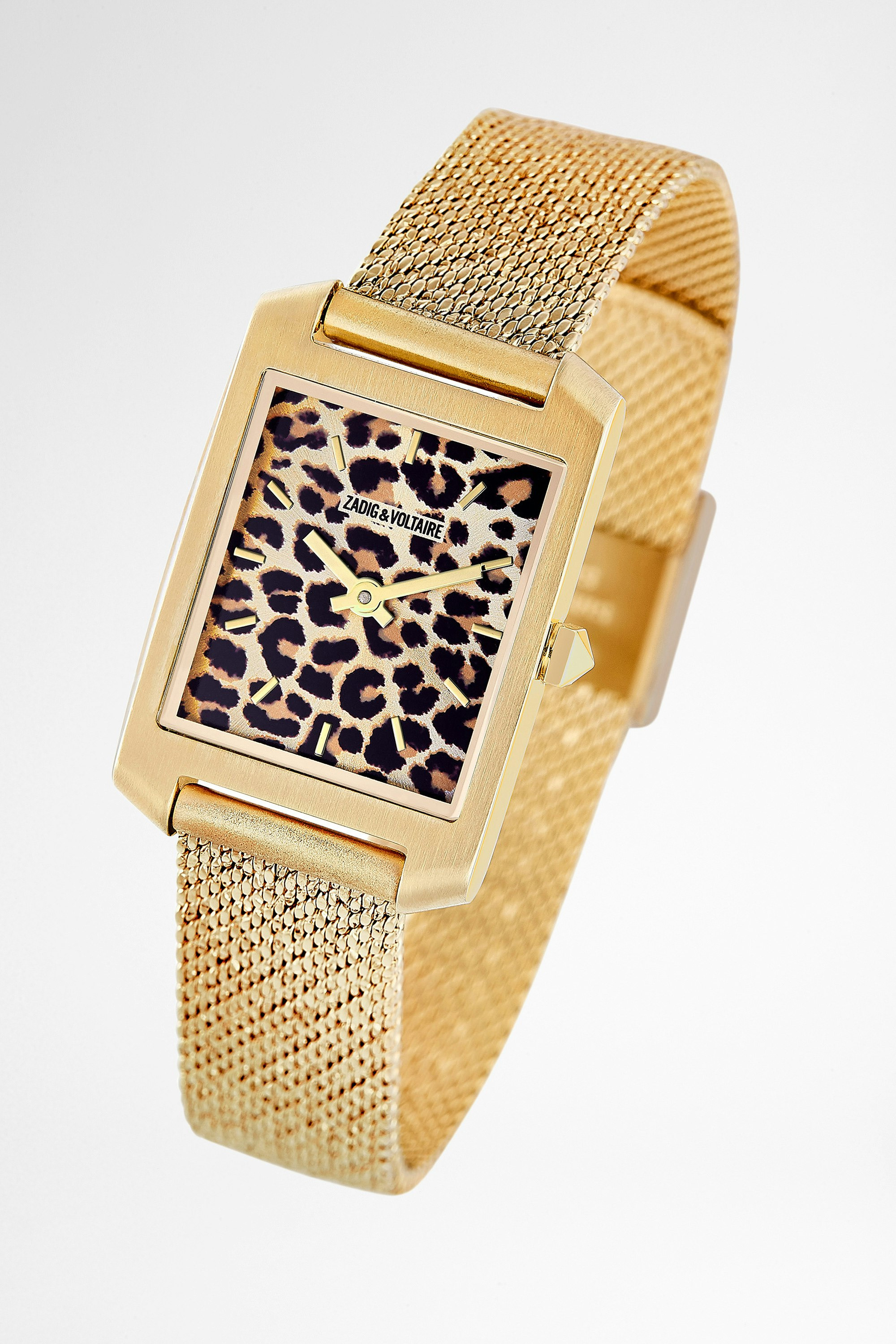 Leopard Printed Timeline Watch - 2