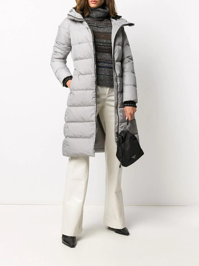 Herno down-feather belted coat outlook