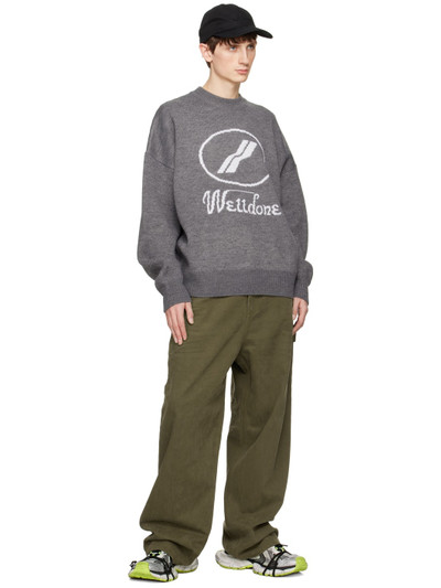 We11done Gray JQD Sweater outlook
