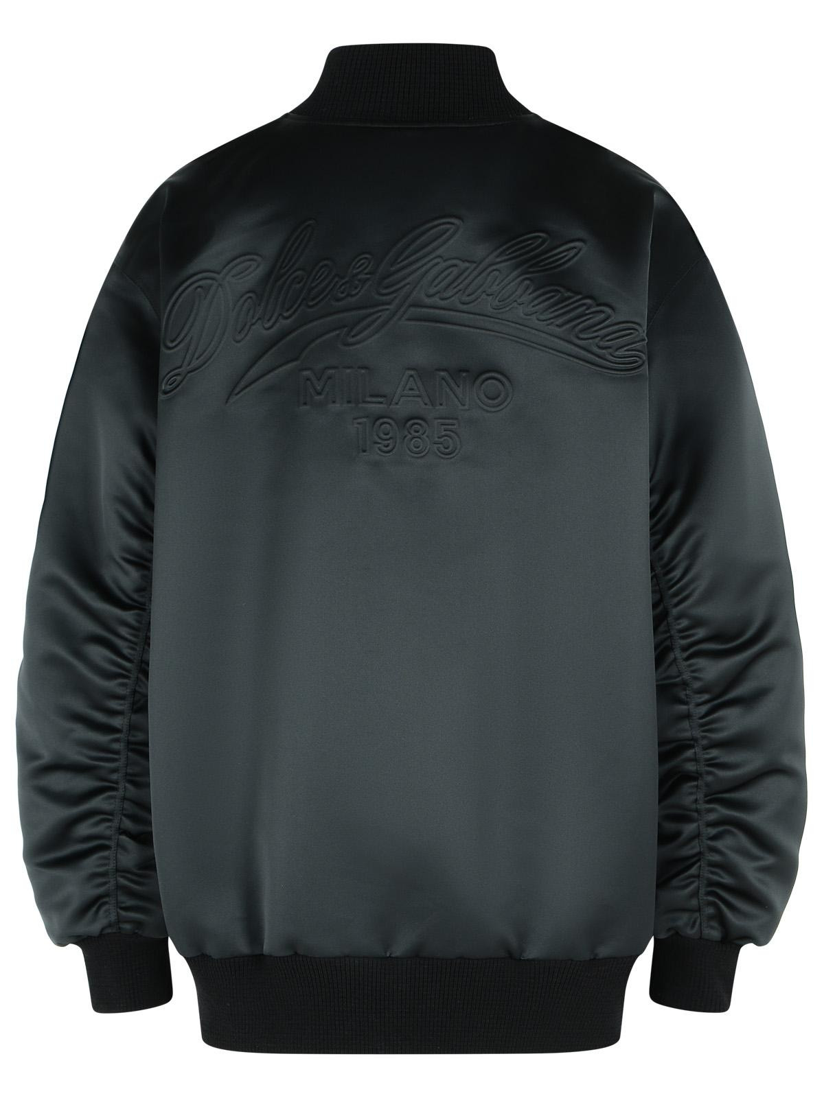 Dolce & Gabbana Black Polyester Bomber Jacket Women - 3