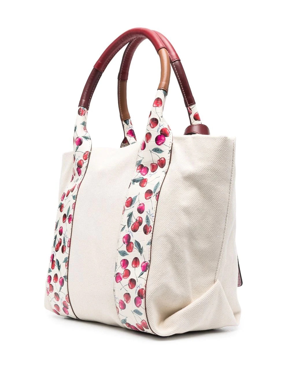 Laetiza cherry-print tote bag - 3