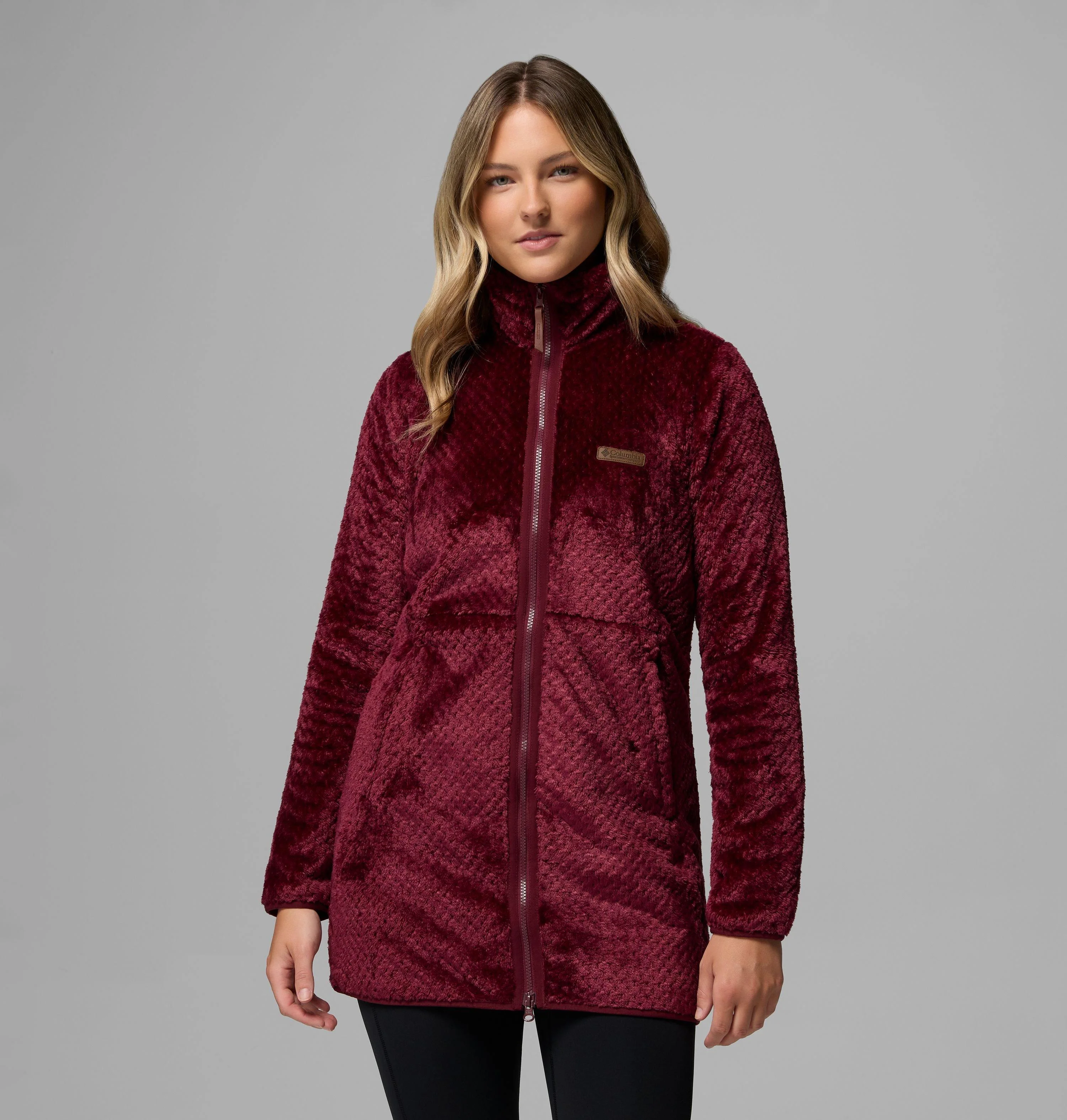 Women's Fire Side Long Full Zip Fleece Jacket - 1